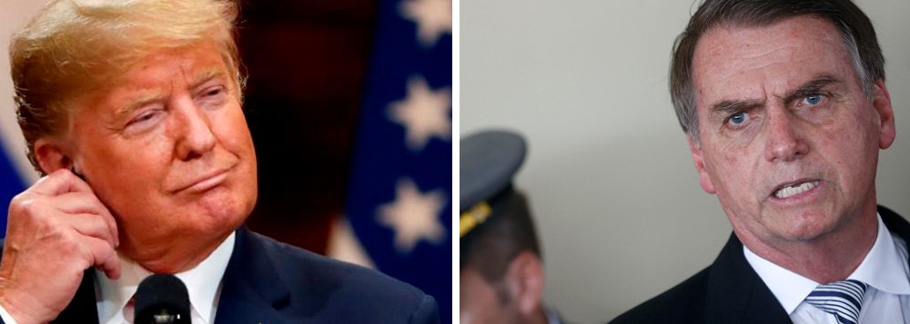 Bolsonaro diz que Trump pode vir ao Brasil para sua posse Bolsonaro diz que Trump pode vir ao Brasil para sua posse