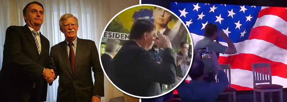 Código militar: continência é admissão de Bolsonaro que sub de Trump é seu superior Código militar: continência é admissão de Bolsonaro que sub de Trump é seu superior