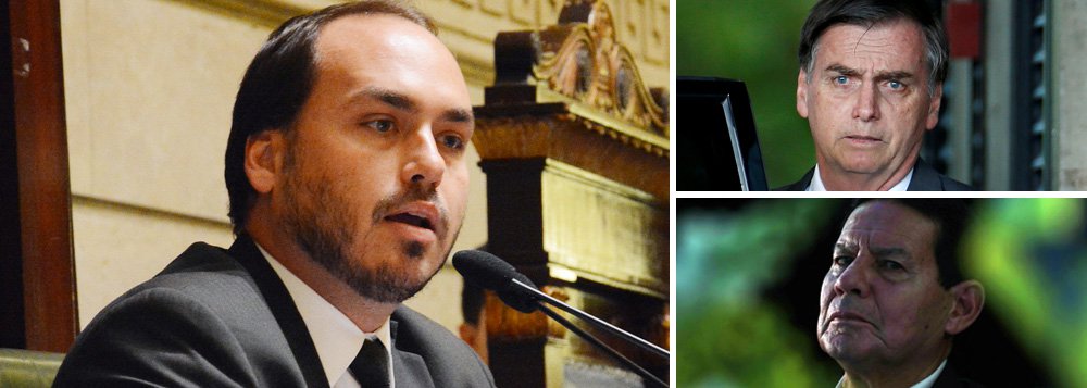 Sondagem 247: 49% acham Carlos Bolsonaro leviano; para 51%, militares querem morte de seu pai Sondagem 247: 49% acham Carlos Bolsonaro leviano; para 51%, militares querem morte de seu pai