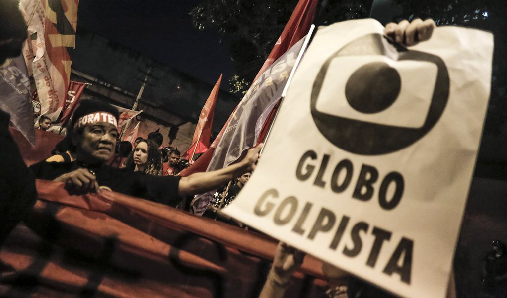 Globo, que apoiou o golpe de 2016, tem pior audiência em 3 anos (Foto: Mídia NINJA) Globo, que apoiou o golpe de 2016, tem pior audiência em 3 anos