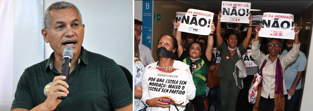 Heleno Araújo: o professor não pode se intimidar com Escola sem Partido Heleno Araújo: o professor não pode se intimidar com Escola sem Partido