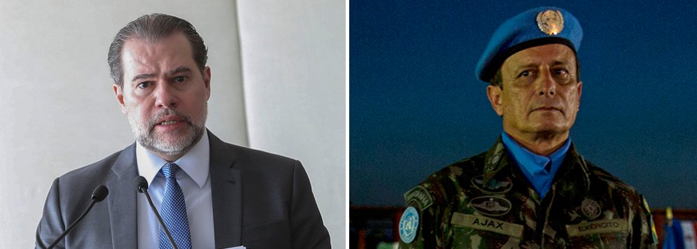 Novo general de Toffoli fez campanha por Bolsonaro (Foto: Valter Campanato/Agência Brasil | UN Photo/Igor Rugwiza) Novo general de Toffoli fez campanha por Bolsonaro