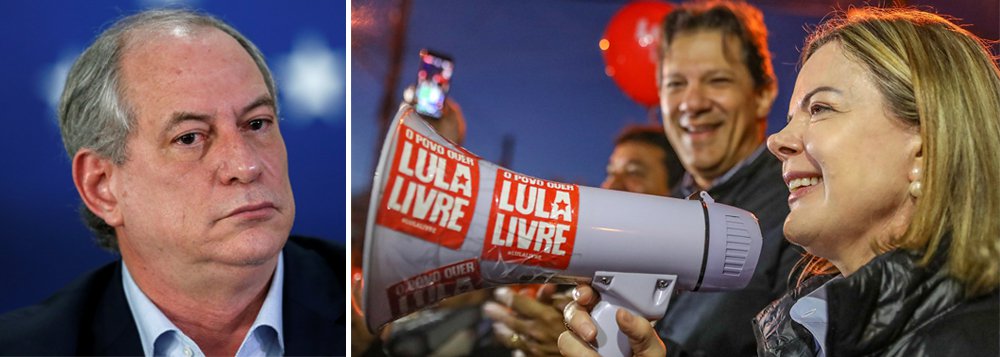Em documento, PT alfineta Ciro e propõe 'oposição global' a Bolsonaro (Foto: Reuters | Ricardo Stuckert) Em documento, PT alfineta Ciro e propõe 'oposição global' a Bolsonaro
