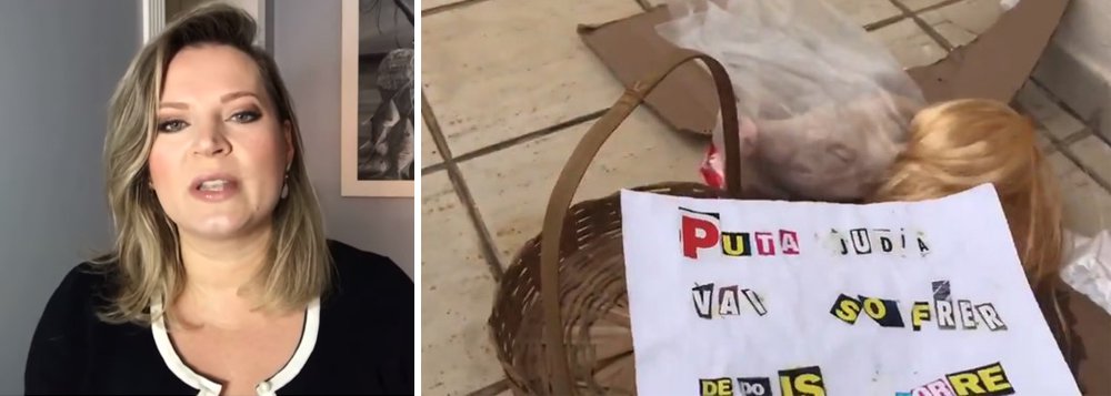 Joice Hasselmann diz ter recebido ameaça de morte e cabeça de porco decapitada Joice Hasselmann diz ter recebido ameaça de morte e cabeça de porco decapitada