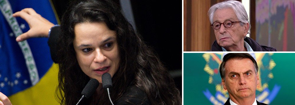 Janaina Paschoal indica Gabeira para ministério de Bolsonaro Janaina Paschoal indica Gabeira para ministério de Bolsonaro