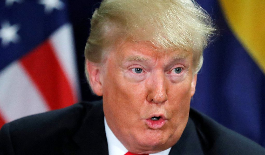 Trump ameaça: 'vamos cuidar da Venezuela' (Foto: REUTERS/Carlos Barria) Trump ameaça: 'vamos cuidar da Venezuela'