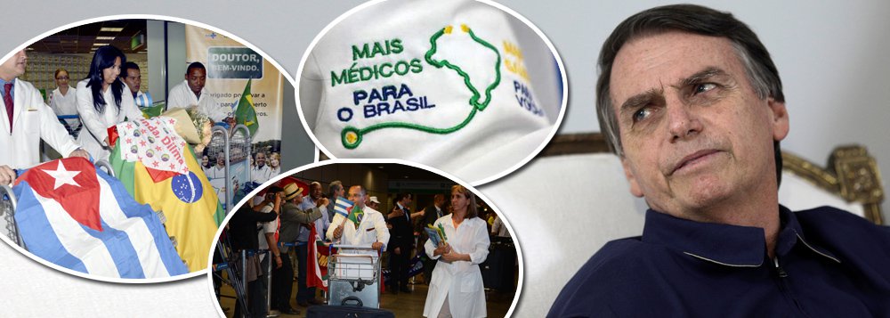 Cuba abandona o programa Mais Médicos, em protesto contra Bolsonaro (Foto: Fotos: ABr | Reuters) www.brasil247.com - Cuba abandona o programa Mais Médicos, em protesto contra Bolsonaro