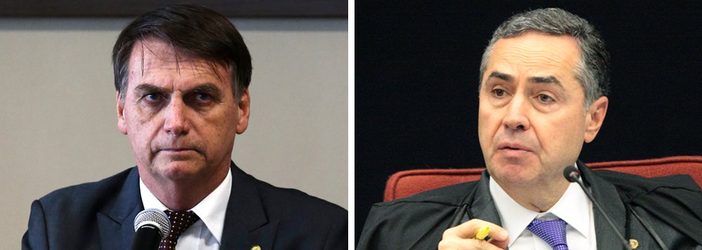 Barroso dá 3 dias para Bolsonaro explicar ‘inconsistências’ em contas Barroso dá 3 dias para Bolsonaro explicar ‘inconsistências’ em contas