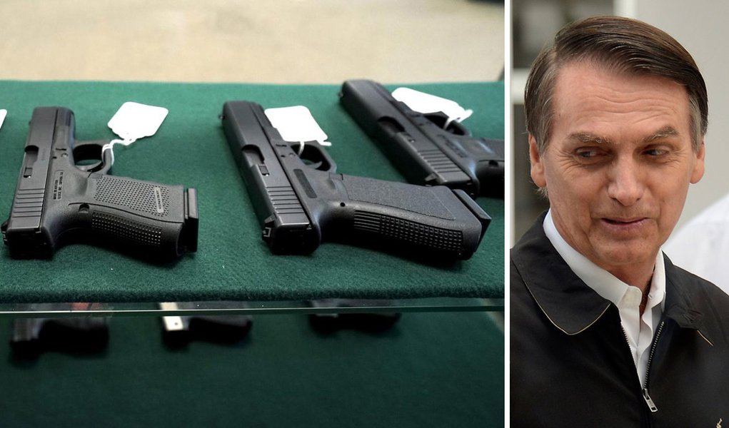 Quatro armas por pessoa (Foto: Reuters | ABr) Quatro armas por pessoa