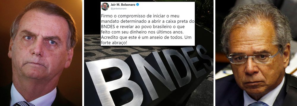 Bolsonaro volta a ameaçar economia brasileira e agora ataca o BNDES Bolsonaro volta a ameaçar economia brasileira e agora ataca o BNDES