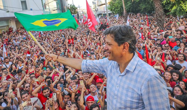Haddad sobre Bolsonaro: 'se as ruas derem margem, ele atropela' (Foto: Ricardo Stuckert) Haddad sobre Bolsonaro: 'se as ruas derem margem, ele atropela'