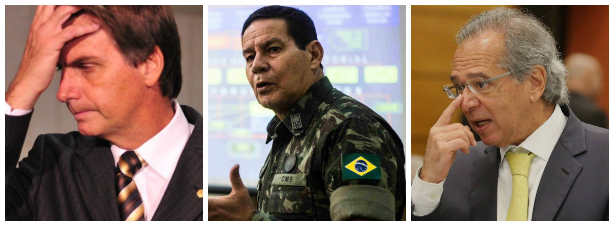 Paulo Guedes disputa com Mourão comando da Petrobras Paulo Guedes disputa com Mourão comando da Petrobras