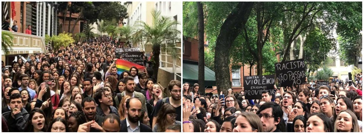 Mackenzie suspende estudante de Direito que publicou vídeo dizendo que ‘negraiada vai morrer’ (Foto: Coletivo Negro Afromack) Mackenzie suspende estudante de Direito que publicou vídeo dizendo que ‘negraiada vai morrer’