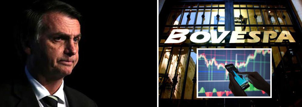 Bolsa desaba e dólar sobe no day after de Bolsonaro Bolsa desaba e dólar sobe no day after de Bolsonaro