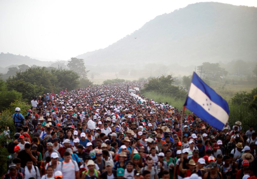 EUA preveem enviar mais de 5 mil militares para fronteira com México, diz imprensa (Foto: Ueslei Marcelino - Reuters) EUA preveem enviar mais de 5 mil militares para fronteira com México, diz imprensa