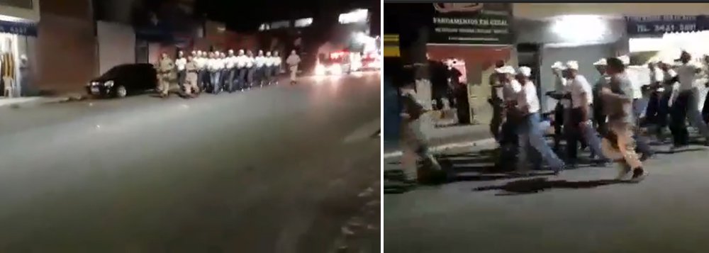 Militares comemoram vitória de Bolsonaro em AL Militares comemoram vitória de Bolsonaro em AL