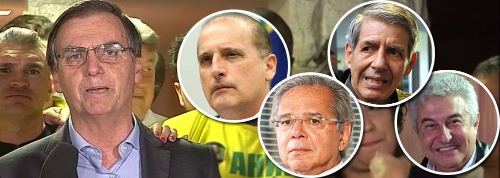 Bolsonaro confirma quatro ministros para seu governo Bolsonaro confirma quatro ministros para seu governo