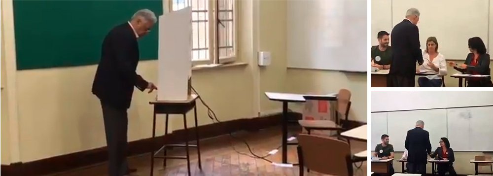 Vídeo mostra que FHC votou em Haddad Vídeo mostra que FHC votou em Haddad