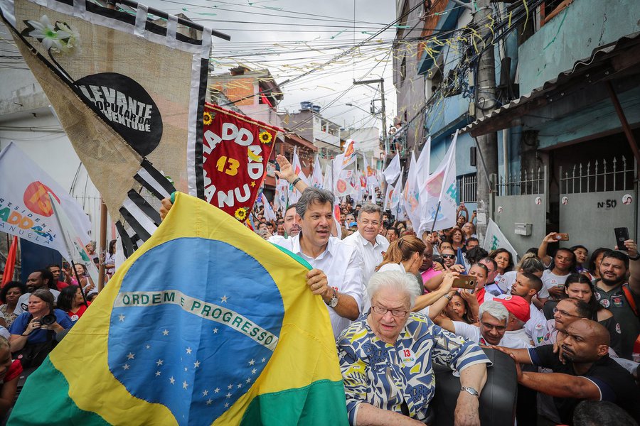 Haddad: urna é lugar de depositar esperança (Foto: Ricardo Stuckert) Haddad: urna é lugar de depositar esperança