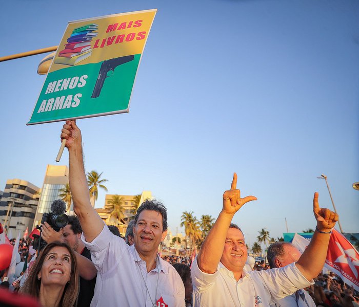 Haddad espera ganhar 4 pontos com apoio de Ciro (Foto: Ricardo Stuckert) Haddad espera ganhar 4 pontos com apoio de Ciro
