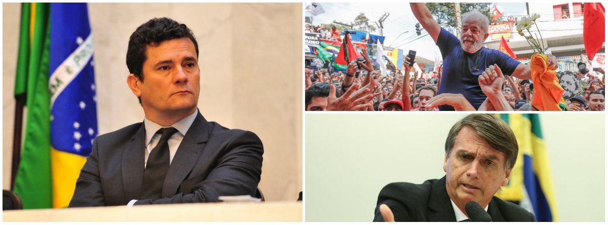 Moro prendeu Lula para eleger Bolsonaro (Foto: Esq.: Pedro Oliveira (Alep) / Dir.: em cima (Rafael Ribeiro); embaixo (Fabio Pozzebom - ABR)) Moro prendeu Lula para eleger Bolsonaro