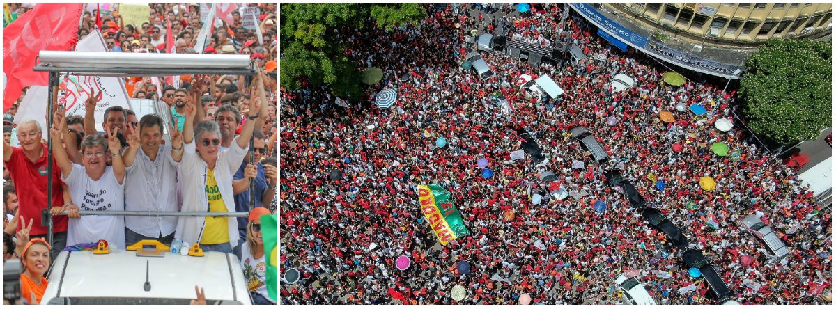 Haddad: Bolsonaro estimula pessoas violentas a “saírem do armário” (Foto: Ricardo Stuckert) Haddad: Bolsonaro estimula pessoas violentas a “saírem do armário”