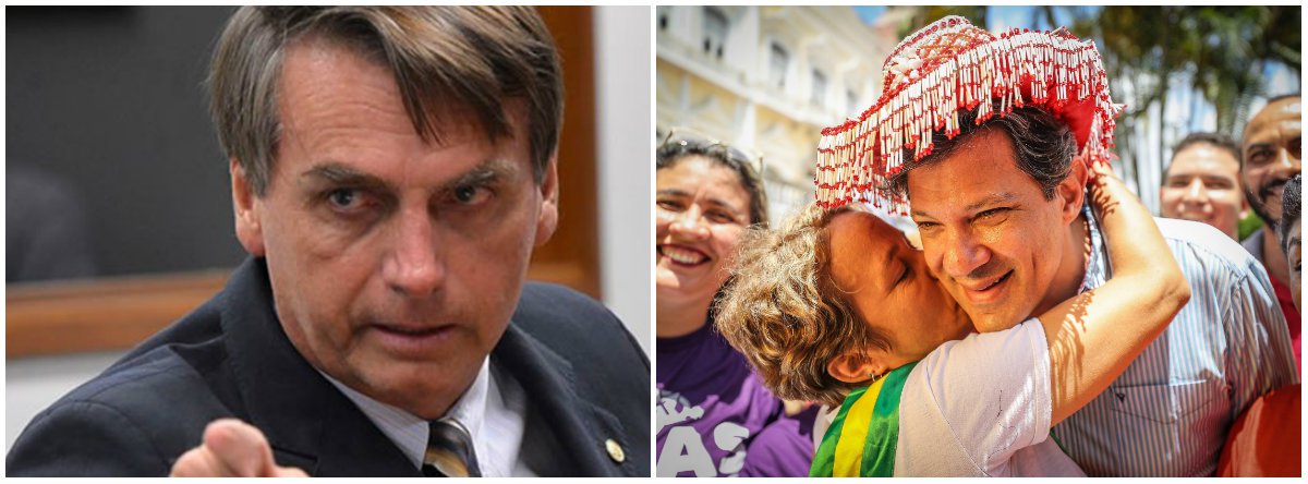 A dois dias da eleição, Bolsonaro afronta justiça e volta com 'kit gay' (Foto: Dir.: Stuckert) A dois dias da eleição, Bolsonaro afronta justiça e volta com 'kit gay'