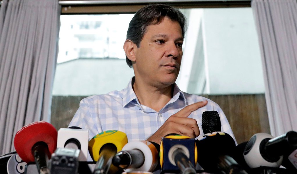 TV 247 transmite sabatina de Haddad nesta sexta (Foto: REUTERS/Paulo Whitaker) TV 247 transmite sabatina de Haddad nesta sexta