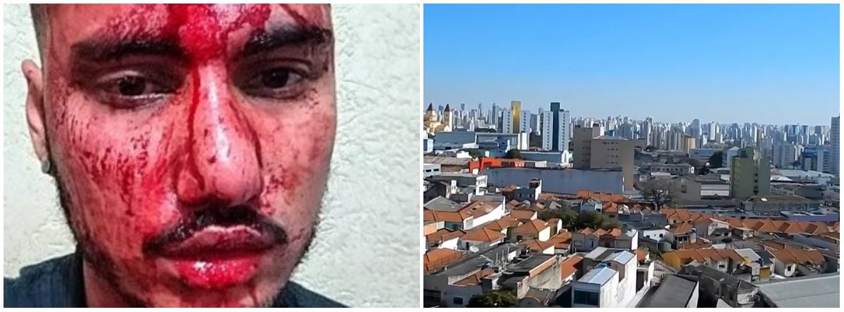 Jovem é ameaçado com arma por dois suspeitos que não queriam “viadinho” na Penha (Foto: Esq.: Arquivo Pessoal (publicada na Revista Forum) / Dir.: Reprodução) Jovem é ameaçado com arma por dois suspeitos que não queriam “viadinho” na Penha