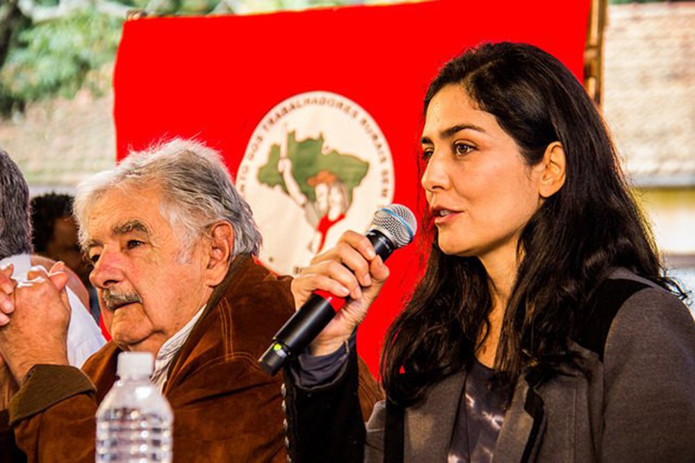 Letícia Sabatella: ainda dá tempo de dizer não ao fascismo (Foto: Comunicação MST) Letícia Sabatella: ainda dá tempo de dizer não ao fascismo