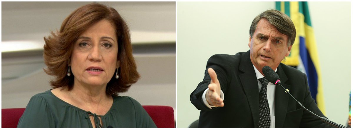 Miriam Leitão confronta Bolsonaro novamente (Foto: Dir.: Fabio Pozzebom - ABR) Miriam Leitão confronta Bolsonaro novamente