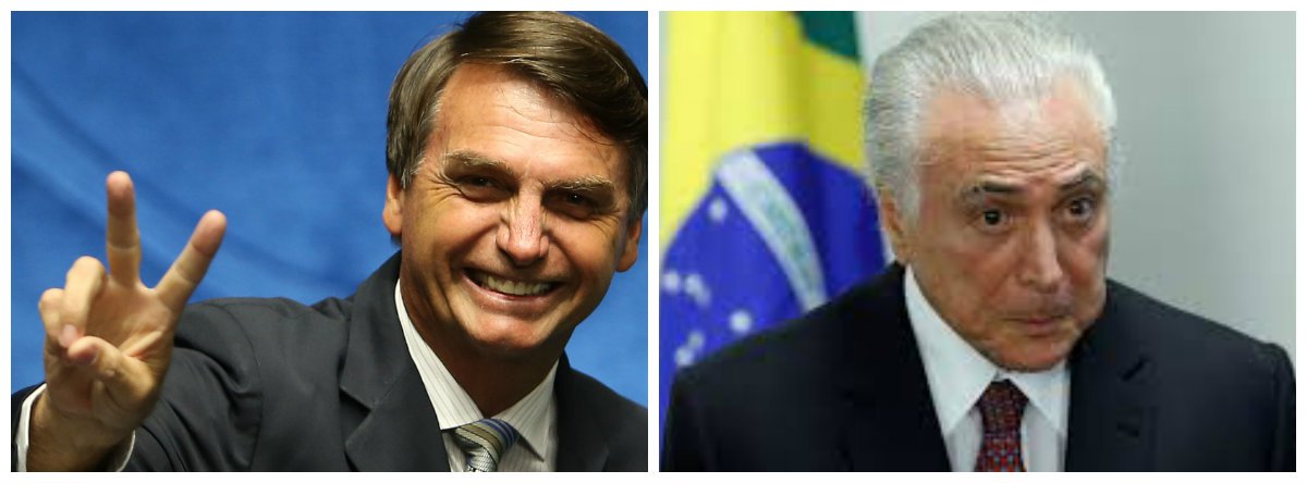 Bolsonaro adota política de Temer e faz o jogo das petroleiras Bolsonaro adota política de Temer e faz o jogo das petroleiras