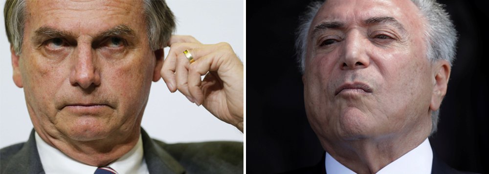 Eleição não acabou e Bolsonaro já dita ordens a Temer, que obedece Eleição não acabou e Bolsonaro já dita ordens a Temer, que obedece