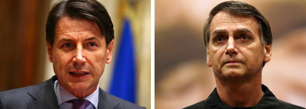 Primeiro-ministro italiano nega apoio oficial a Bolsonaro Primeiro-ministro italiano nega apoio oficial a Bolsonaro