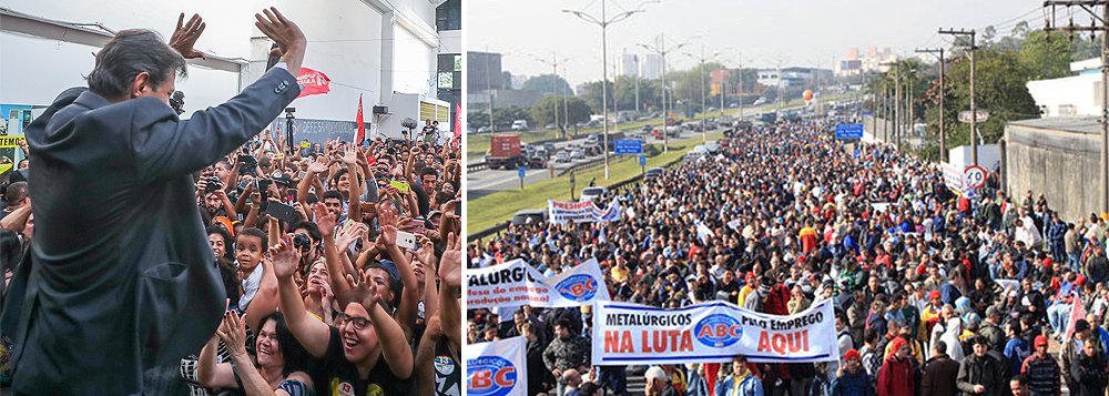 Metalúrgicos de todo o país se unem em apoio a Haddad Metalúrgicos de todo o país se unem em apoio a Haddad