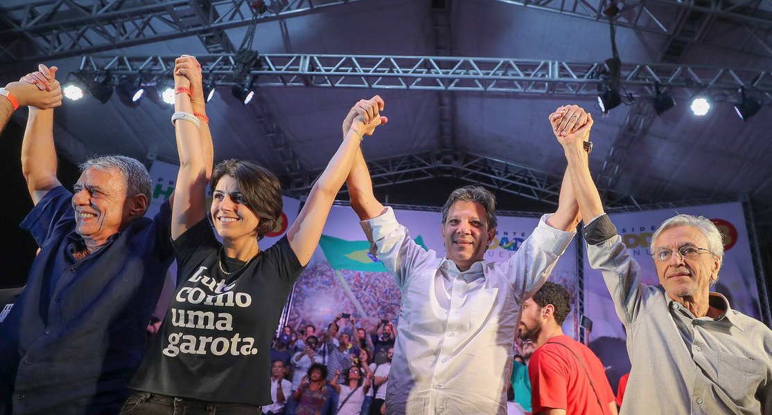Disparada na rejeição de Bolsonaro abre espaço para virada de Haddad (Foto: Ricardo Stuckert) www.brasil247.com - Disparada na rejeição de Bolsonaro abre espaço para virada de Haddad