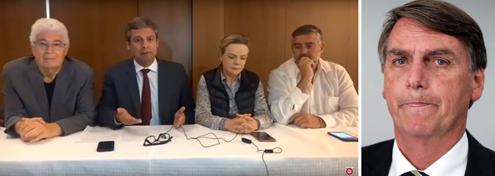Lindbergh entra com notícia-crime contra Bolsonaro Lindbergh entra com notícia-crime contra Bolsonaro