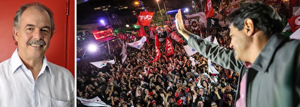 Mercadante: se der Haddad, o mundo voltará a respeitar o Brasil Mercadante: se der Haddad, o mundo voltará a respeitar o Brasil