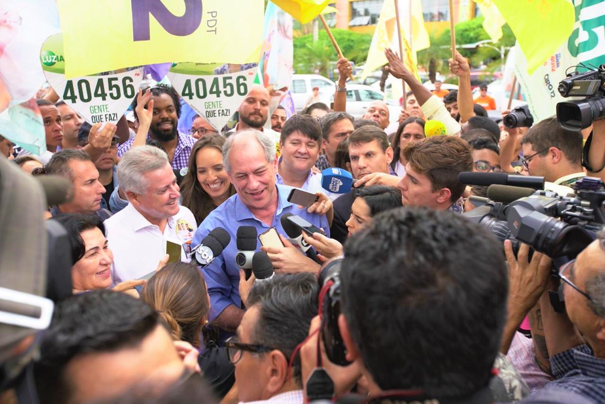 PT e PDT na expectativa de anúncio de Ciro (Foto: Divulgação/Twitter) PT e PDT na expectativa de anúncio de Ciro