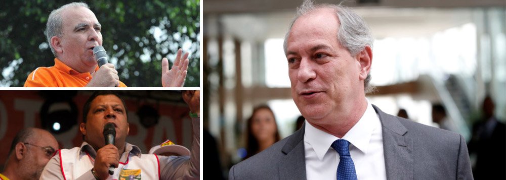 Força Sindical e CTB pedem apoio de Ciro a Haddad para a “grande virada” Força Sindical e CTB pedem apoio de Ciro a Haddad para a “grande virada”