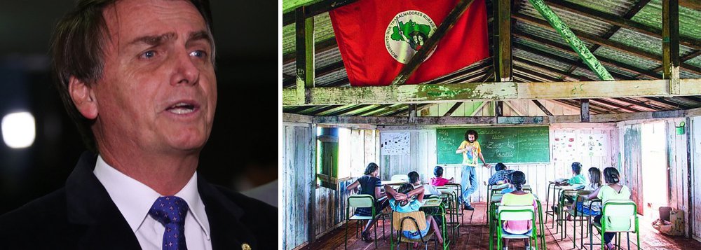 Bolsonaro quer fechar escolas dos sem terra Bolsonaro quer fechar escolas dos sem terra