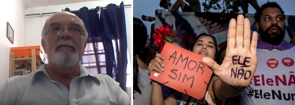 Saída é pela mobilização popular, diz fundador do PT e líder sindical (Foto: Reprodução | Adriana Valentin/Mídia NINJA) Saída é pela mobilização popular, diz fundador do PT e líder sindical