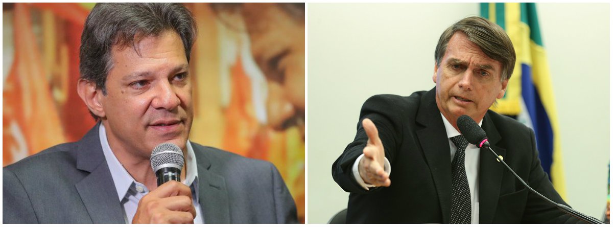 Juristas e advogados preparam ação contra Bolsonaro (Foto: Esq.: Stuckert / Dir.: Fabio Pozzebom - ABR) Juristas e advogados preparam ação contra Bolsonaro