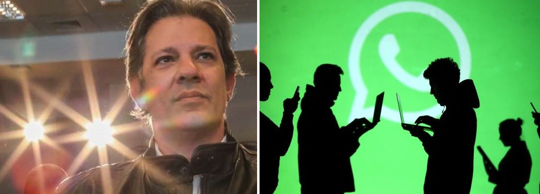Empresas bancam campanha ilegal contra Fernando Haddad pelo WhatsApp www.brasil247.com - Empresas bancam campanha ilegal contra Fernando Haddad pelo WhatsApp