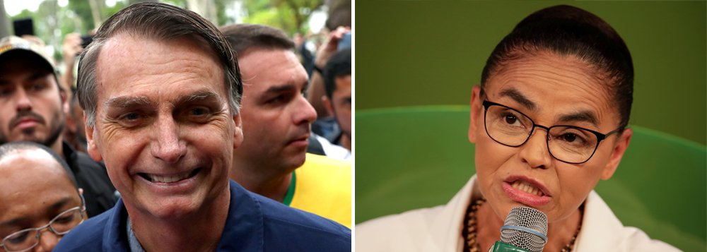 Bolsonaro quer acabar com Meio Ambiente, colocar ruralista no poder e Marina se cala? (Foto: Fotos: Reuters) Bolsonaro quer acabar com Meio Ambiente, colocar ruralista no poder e Marina se cala?