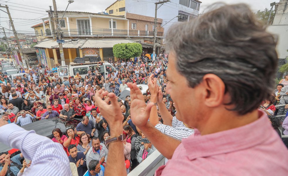 Haddad chegou a 70% dos votos nas cidades pequenas do Nordeste (Foto: Ricardo Stuckert) Haddad chegou a 70% dos votos nas cidades pequenas do Nordeste