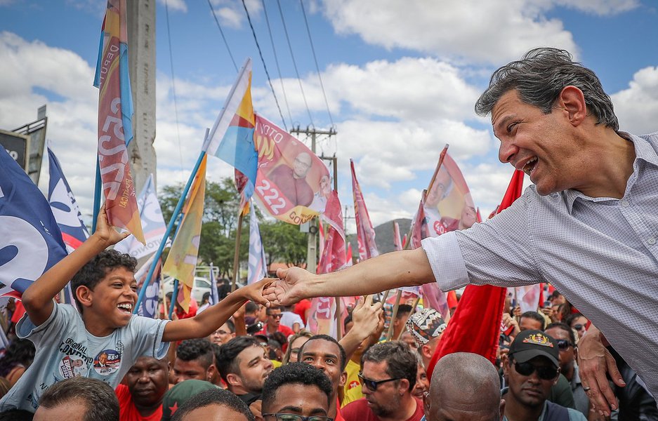 Haddad deve liderar uma nova Diretas Já (Foto: Stuckert) Haddad deve liderar uma nova Diretas Já