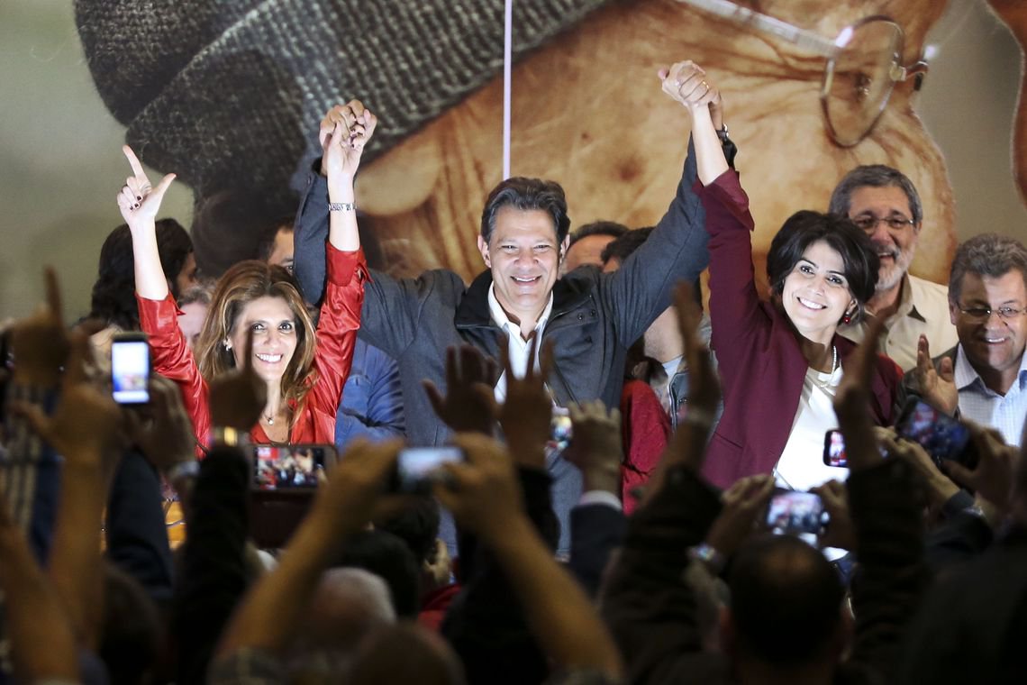 Haddad diz que, agora, o debate é 'olho no olho' Haddad diz que, agora, o debate é 'olho no olho'