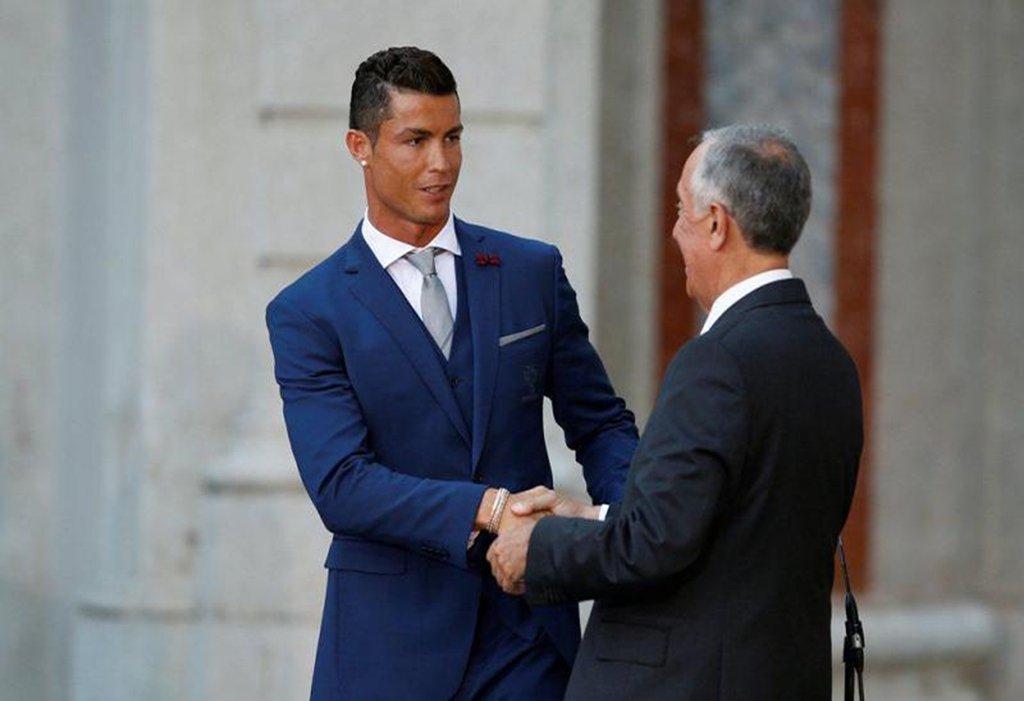 Acusações a CR7 não apagam êxitos esportivos, diz presidente de Portugal (Foto: Reuters) Acusações a CR7 não apagam êxitos esportivos, diz presidente de Portugal