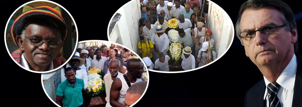Morto por bolsonarista, capoeirista é enterrado aos gritos de 'EleNão' Morto por bolsonarista, capoeirista é enterrado aos gritos de 'EleNão'